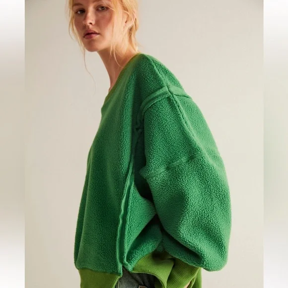 FREE PEOPLE COZY CAMDEN SWEATSHIRT - Picture 3 of 8